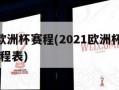 2021欧洲杯赛程(2021欧洲杯赛程2021赛程表)