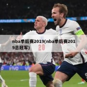 nba季后赛2019(nba季后赛2019总冠军)