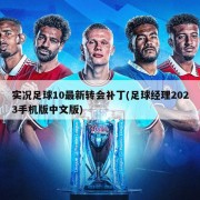 实况足球10最新转会补丁(足球经理2023手机版中文版)
